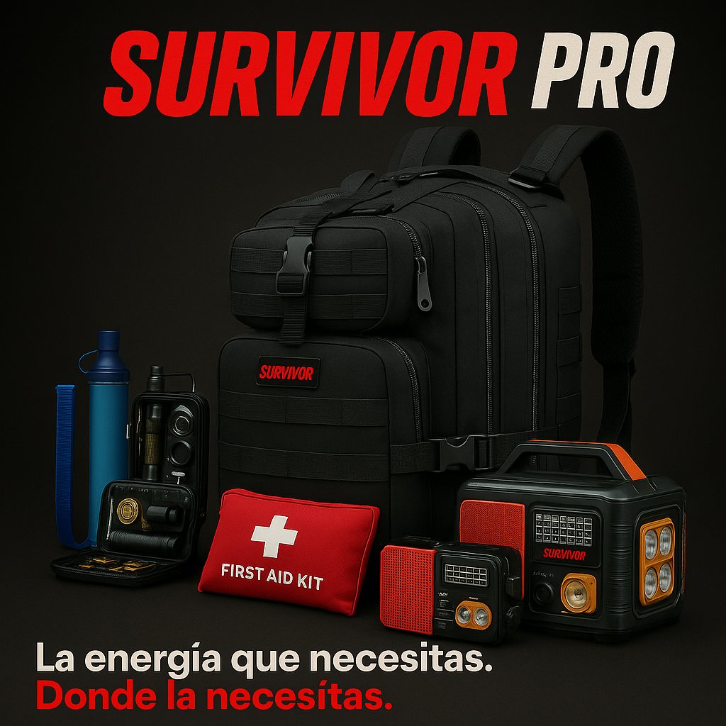 Mochila de Supervivencia Completa SURVIVOR PRO